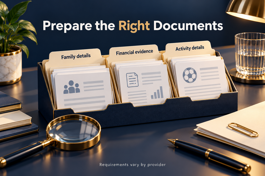 02-family-details-financial-evidence-and-activity-documents-for-a-sports-grant-application