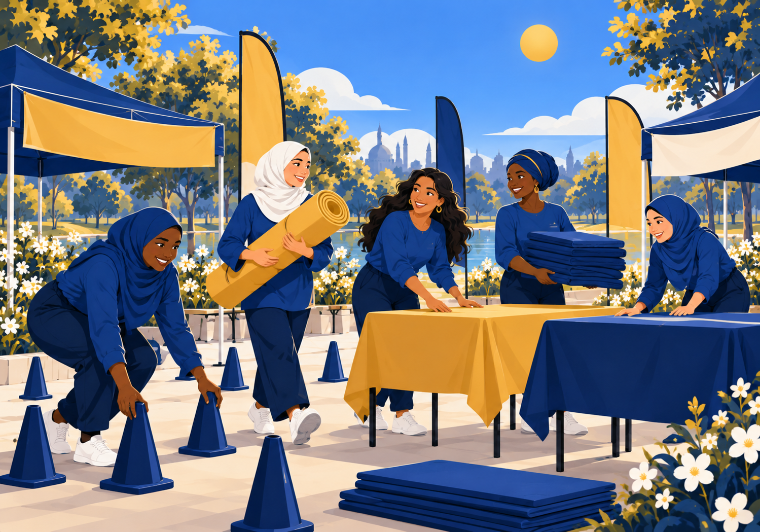 blue_and_gold_community_wellness_setup